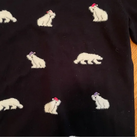 Talbots Polar Bear Sweater Cute!!!!!!! - Picture 3 of 5